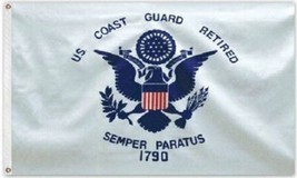 Coast Guard Retired Flag - 3x5 Ft - £15.72 GBP