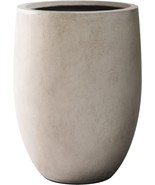 Weathered Concrete Tall Planter By Kante, 21.7&quot; H, Large Indoor And Outdoor - £97.10 GBP
