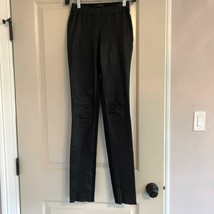 JOSEPH Black Leather Combination Leggings SZ FR 34/US 2 EUC - $2,745.07 MXN