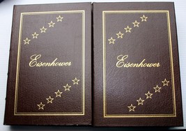 Stephen Ambrose Easton Pres. Lib. EISENHOWER 2 vol AEG silk ep marker leather bd - £50.32 GBP