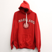 Vintage University of Maryland Terrapins Hooded Sweatshirt XL - £59.03 GBP