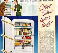 Servel Silent Gas Refrigerator 1948 Advertisement Home Appliance DWHH5 - £39.22 GBP
