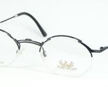 YOKO WOLFF Arts+Crafts 1 col.05 BLACK / SILVER EYEGLASSES GLASSES 48-20-... - $87.78