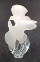 Nina Ricci L&#39;Air du Temps Empty Glass Perfume Bottle, Plastic Doves, 2.5&quot; Tall - £4.51 GBP