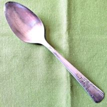 Oneida Puritan Silver Plate Debonair Pattern Teaspoon 1938 Art Deco 6&quot; #... - $5.93