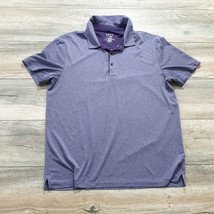 Apt 9 Mens Large Short Sleeve Shirt Smart Temp Purple Athletic Sport Gol... - £12.41 GBP