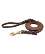 Braided Real Leather Dog Leash, Walking, Training, Leads, German Shepher... - £20.39 GBP+