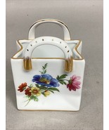 Nantucket Porcelain Floral Pattern Home Decoration Figurine - $14.85