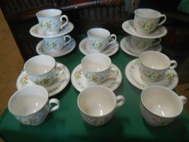 Beautiful Versatone By Noritake &quot;Matchmaker&quot; 8 Cups &amp; SAUCERS-&amp; 3 Free Cups - £44.68 GBP