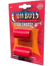 Parris #912B-50 Toy Roll Pistol Caps, 1200 Shots, Red - £13.40 GBP