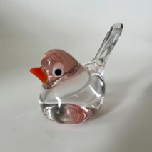 Murano Glass, Handcrafted Unique Lovely Mini Bird Figurine, Glass Art - £17.52 GBP