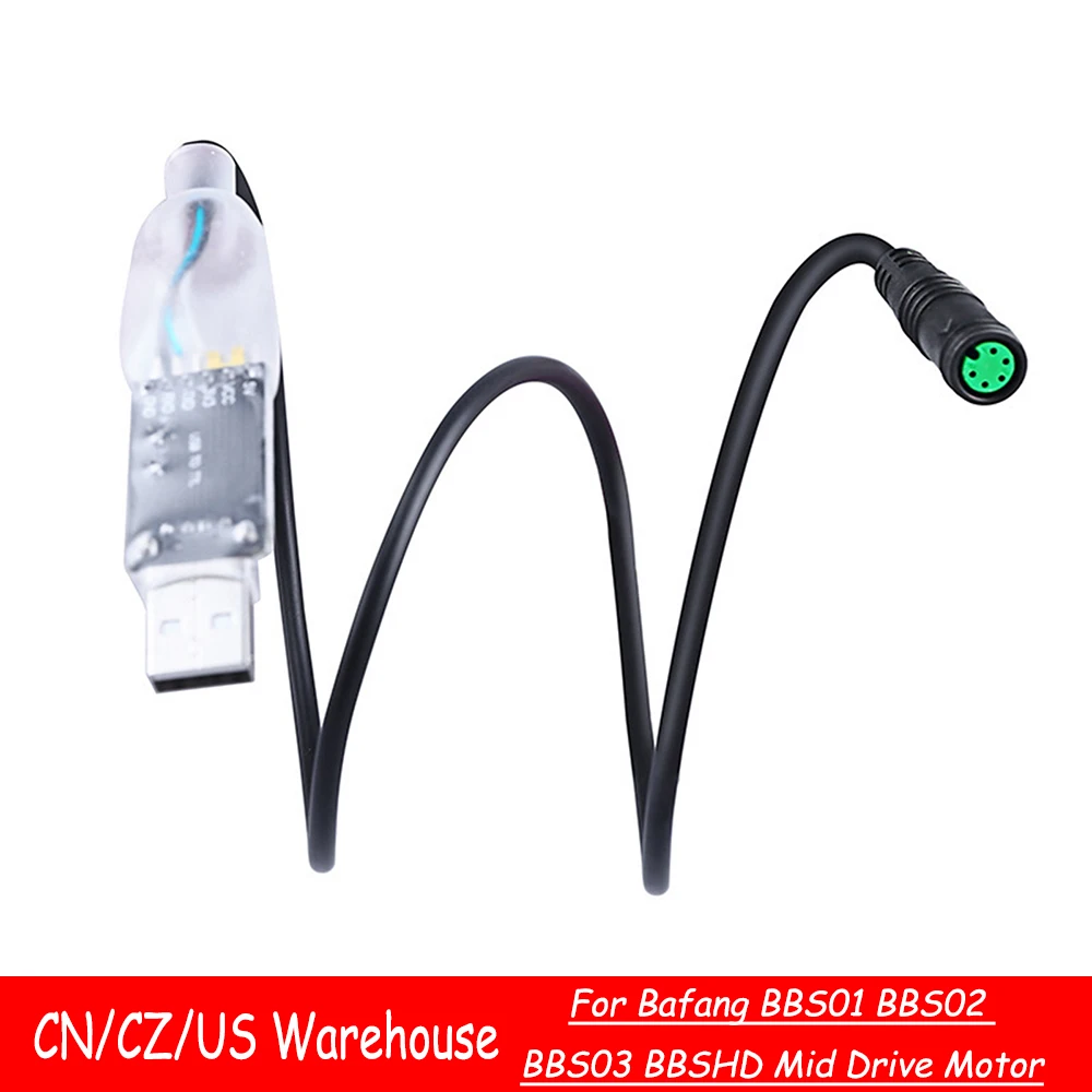 Ebike USB Programming Cable Electric Bike Motor Programmed Cable Replacement for - £111.38 GBP