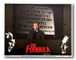 &quot; The Formula&quot; Original 11x14 Authentic Lobby Card 1980 Poster Marlon Brando - £26.61 GBP