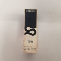 Speedball White No. 3453 Oil Base Ink For Block Printing, 37 C.C., NOS - £8.52 GBP