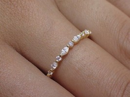 0.75 Karat G-H/VS1 Natürlich Rund Und Marquise Diamanten Damen Ring 18 Gold - £1,242.54 GBP