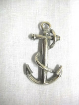 Sailboat Anchor Boat Anchor Yacht Sailing Usa Pewter Pendant On Adj Necklace - £7.23 GBP