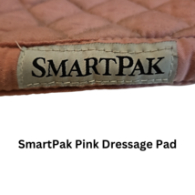 SmartPak Pink Horse Dressage Pad with Set of 2 Pink and White Polos USED image 7