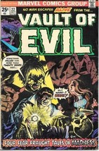 Vault Of Evil Comic Book #22 Marvel Comics 1975 Very GOOD/VERY Good+ - £6.43 GBP