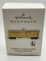 Lionel Union Pacific Veranda Train Stockcar Hallmark Die-Cast Ornament 2006 - £8.78 GBP