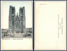 BELGIUM Postcard - Brussels, Eglise Sainte Gudule E22 - £2.31 GBP