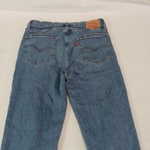 Levi’s 724 High Rise Straight Women's Blue Cotton Distressed Jeans Size 29 29×30 image 15