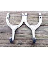 Raw Iron Western Horseshoe Wall Hook Coat Hanger Cowboy Decor - $9.45 CAD