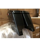 New Improved Black Pearl Stretched Harley saddlebags Road King 93-2024 E... - $9,103.86 MXN