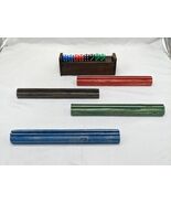 Lot Of Wooden Playing Card Holders With Dice And Dice Holder - €20,62 EUR