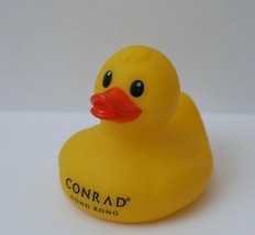 Conrad Hong Kong Hotel Yellow Duck Toy Hilton Collectible Rubber Duckie New - £15.97 GBP