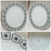 Vintage &amp; Rare Norleans &quot;APOLLO&quot; Fine China Geometric Design Dinner Plate 101/2&quot; - £11.07 GBP