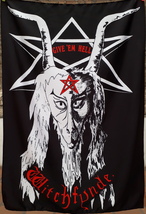 WITCHFYNDE Give &#39;Em Hell FLAG CLOTH POSTER BANNER CD Heavy Metal - £15.76 GBP