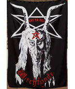 WITCHFYNDE Give &#39;Em Hell FLAG CLOTH POSTER BANNER CD Heavy Metal - £15.69 GBP