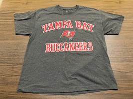 Tampa Bay Buccaneers Men’s Gray NFL Football T-Shirt - Majestic - Large - $14.99