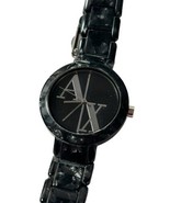 ARMANI EXCHANGE LADIES WATCH AX3130 BLACK ANALOG 3 HAND MOVEMENT - €33,20 EUR