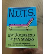 N.U.T.S. Nine Unauthorized Therapy Sessions: A Psychotic Game With 45 Ca... - £6.80 GBP