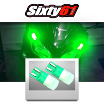 Motorcycle LED Side Marker Light Parking Bulbs Green for Kawasaki Ninja - $28.15 CAD