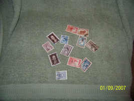 lot of {11} vintage  worldwide postage stamps  {argentina} - £4.76 GBP