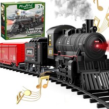 Train Set Electric Train Set Toys with Smoke Lights Sound Train Set for ... - $62.85