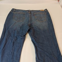 Levi's Women's Bootcut 590 Blue Cotton Denim Jeans Measured (45×27.5) image 13