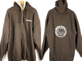 Miskatonic University Hoodie Sweatshirt 3XL Full Zip Biology Department ... - $74.44