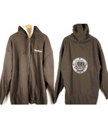 Miskatonic University Hoodie Sweatshirt 3XL Full Zip Biology Department ... - $74.44