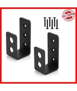 2-Pcs Heavy-Duty Door Barricade Brackets for Essential Security Reinforc... - $66.10 CAD