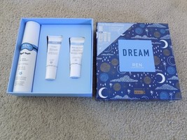 REN Dream Clean Skincare 3 Piece Box Set-Pillow Spray Night Cream Cleansing Balm - £15.53 GBP
