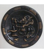 Ganesh Worshiping Shivalinga Wall Hanging 6 inches - Made in Nepal - $49.99