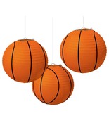 Basketball Paper Lanterns Birthday Party Hanging  Decorations Paper 3 Pa... - €6,01 EUR