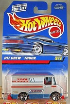 1997 Hot Wheels Collector #874 PIT CREW TRUCK Tool Supply Silver w/5Dot Sp Whls - £6.44 GBP