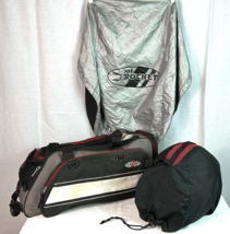 Joe Rocket Soft Motorcycle Travel Luggage Bag / Case w/ Rain Cover &amp; Hel... - £31.13 GBP
