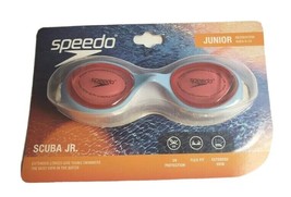 Speedo Scuba Jr Swimming Goggles Flex Comfortable Fit Blue/Pink NEW Ages 6-14 - $7.31