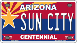 Sun City Arizona Centennial Novelty Mini Metal License Plate Tag - $14.95