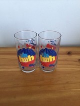 Vintage Diet Pepsi Glass You Got the right one Baby Uh Huh Set Of Two - £11.17 GBP